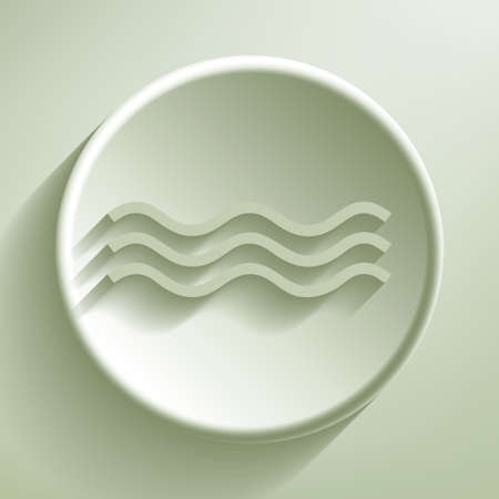 Green line circle icon illustrationのイラスト素材