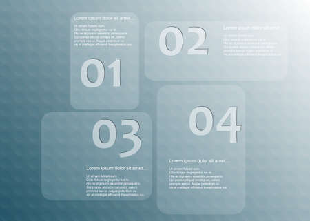 Abstract infographic with transparent cubes, eps10のイラスト素材