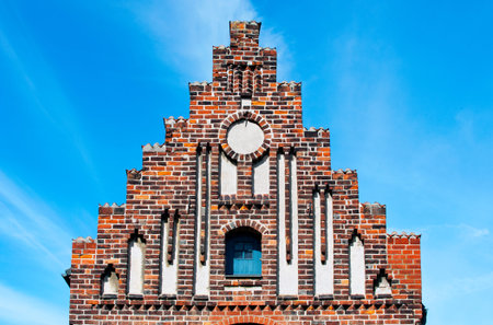 Latin School in Ystad in southern Sweden are built around the year 1500の写真素材
