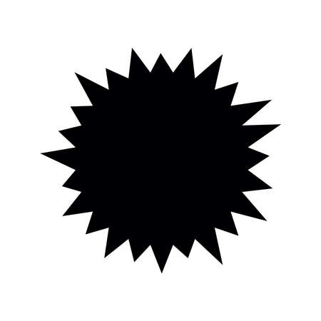 Single pollen icon, minimalist vector illustration symbolのイラスト素材