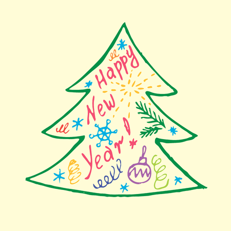 Creative jewelry collection, calligraphic and typographic design, greeting, lettering for Christmas vector illustrationのイラスト素材