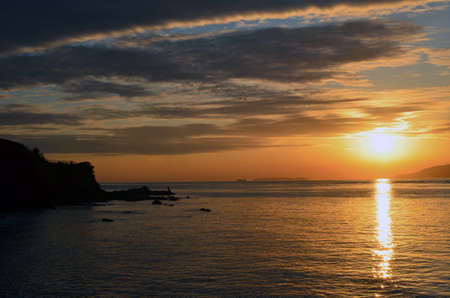 the Japanese seaの写真素材