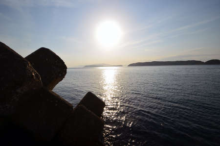 the Japanese seaの写真素材