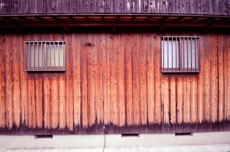 a wood wall textures backgroundの写真素材