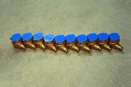 New Water metering.の写真素材