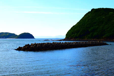 The blue sea of Wakayama, Japanの写真素材