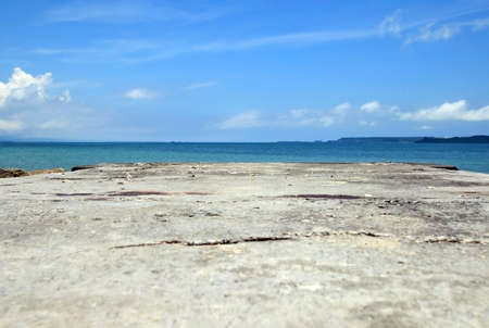 Beautiful sea in Okinawa Japan.の写真素材