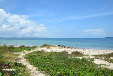 The beautiful sea in Okinawa Japan.の写真素材