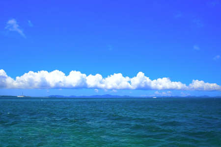 Okinawa sea in the summerの写真素材