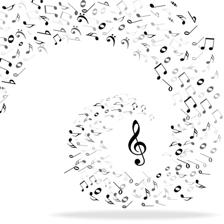 Music notes backgroundのイラスト素材