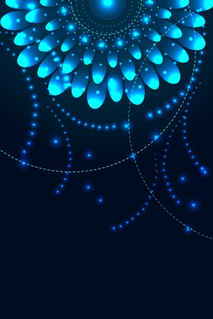 Abstract flower backgroundのイラスト素材