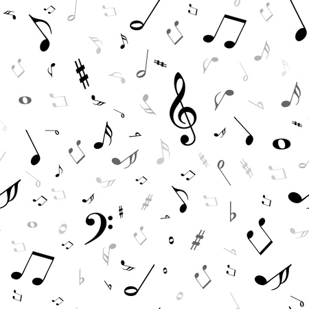 notes seamless backgroundのイラスト素材