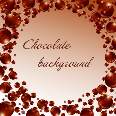 Chocolate backgroundのイラスト素材