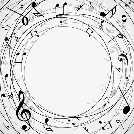 Musical notes backgroundのイラスト素材