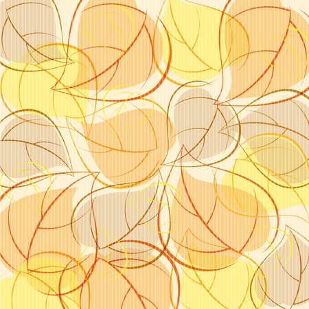 Autumn background with color leaves のイラスト素材