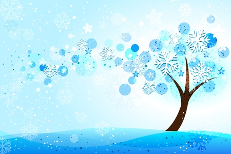 Winter backgroundのイラスト素材