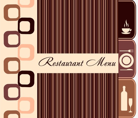 Template of restaurant menuのイラスト素材