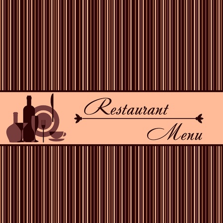 Template of restaurant menuのイラスト素材