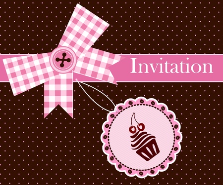 Invitation cardのイラスト素材