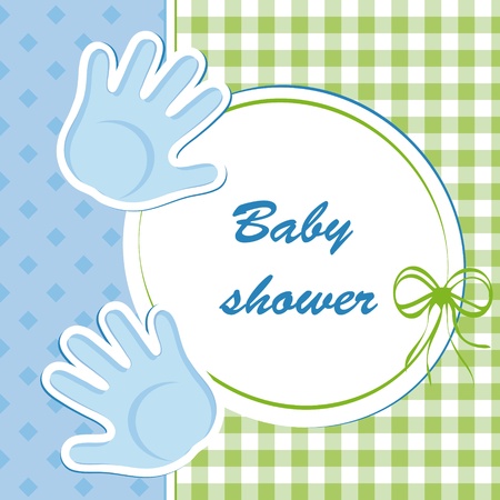 baby shower - boyのイラスト素材