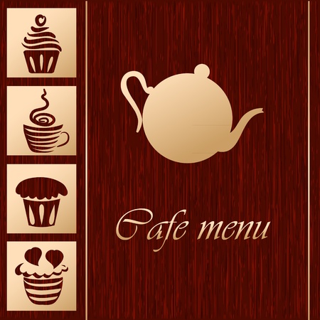 Template of coffee shopのイラスト素材