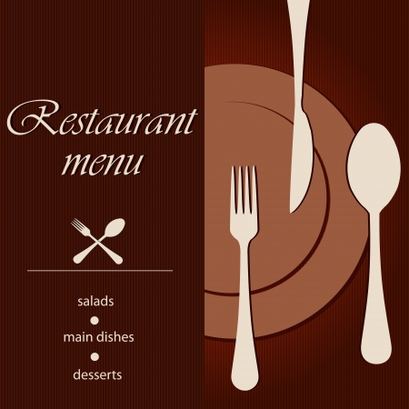 Template of a Restaurant Menuのイラスト素材
