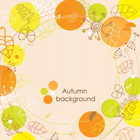 Autumn backgroundのイラスト素材