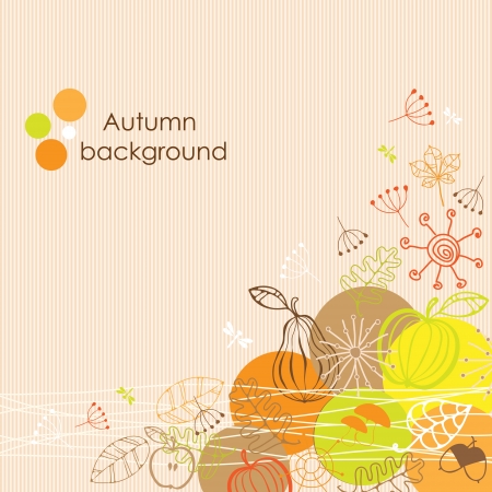 Autumn backgroundのイラスト素材