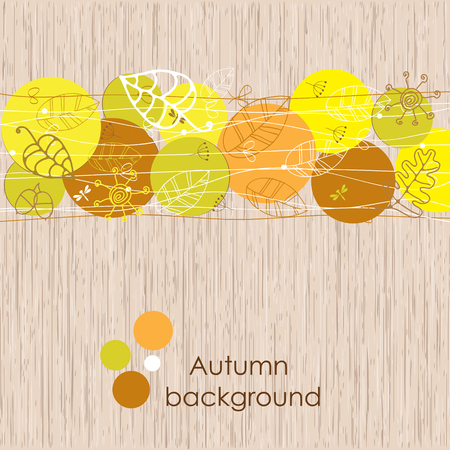 Autumn backgroundのイラスト素材