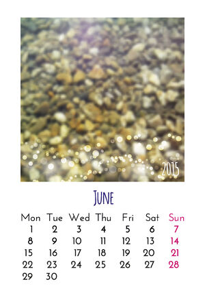 Calendar 2015 vector design templateのイラスト素材