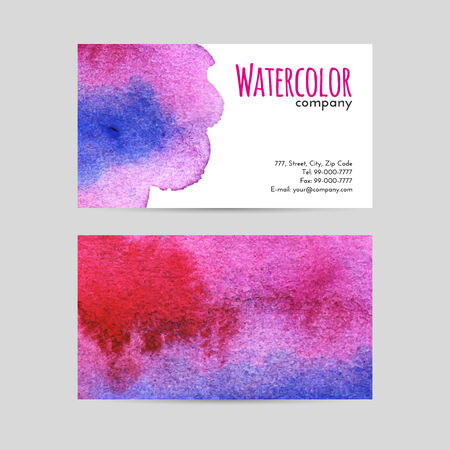 Business Card Set illustrationのイラスト素材