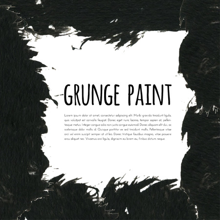 Grunge paint black ink backgroundのイラスト素材