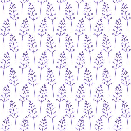 Watercolor hand drawn leaves seamless background. Illustration for your designの写真素材