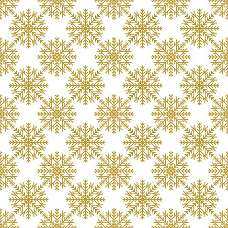 Golden vintage decor seamless pattern. Vector illustration for your designのイラスト素材