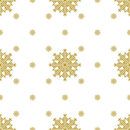Golden vintage decor seamless pattern. Vector illustration for your designのイラスト素材