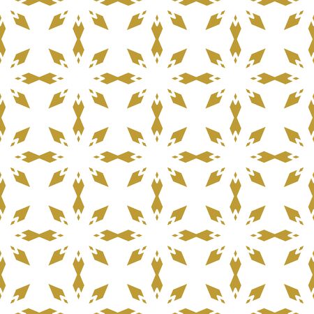 Golden vintage decor seamless pattern. Vector illustration for your designのイラスト素材