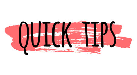 Quick tips badge, helpful tricks logo, label, sticker, emblem and banner isolated on white. Grunge...
