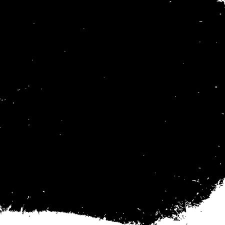 Grunge black textures on white background. Template for a banner, poster, notebook, invitation, retro and urban designs with modern hand drawn ink grunge textures. Vector illustrationのイラスト素材