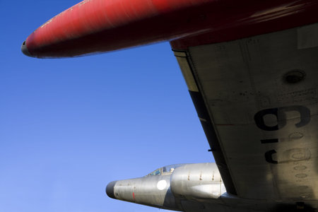 Vintage jet fighter