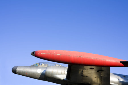 Vintage jet fighter