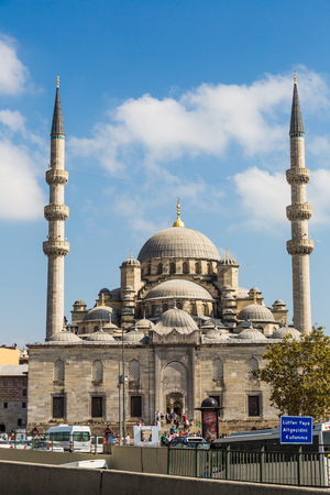 View of The Suleymaniye Camii mosque in the center of Istanbul city, Turkeyのeditorial素材