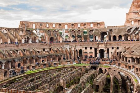 The Iconic, the legendary Coliseum of Rome, Italyの写真素材