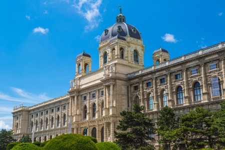 The Museum of Natural History in Vienna. View from the Maria-Theresien Placeのeditorial素材