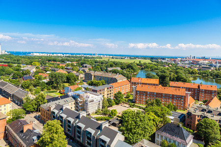 Copenhagen City, Denmark, Scandinavia. Beautiful summer dayのeditorial素材
