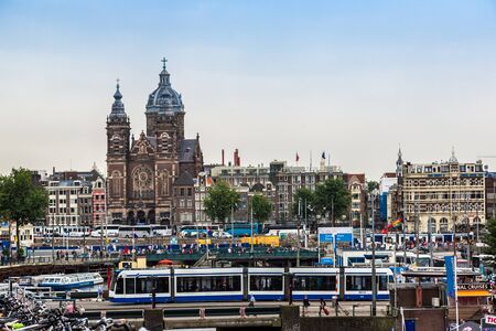 AMSTERDAM, NETHERLANDS - AUGUST 19:  Amsterdam is the capital and most populous city of the Netherlands on August 19, 2014のeditorial素材