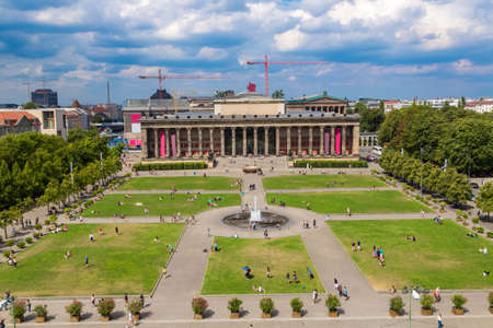 German Old Museum on Museum Island, Berlin, Germanyのeditorial素材