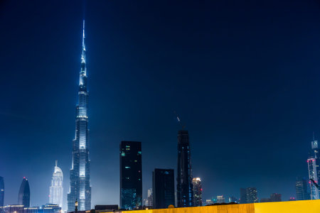 DUBAI, UAE - NOVEMBER 13: Burj Khalifa on November 13, 2012 in Dubai, UAE. Burj Khalifa is currently...