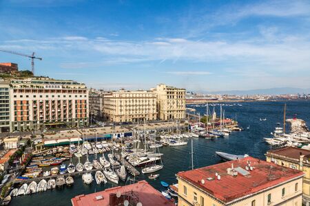 Naples in a summer day in Italyの写真素材