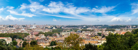 Panoramic view of historic center of Rome, Italyのeditorial素材