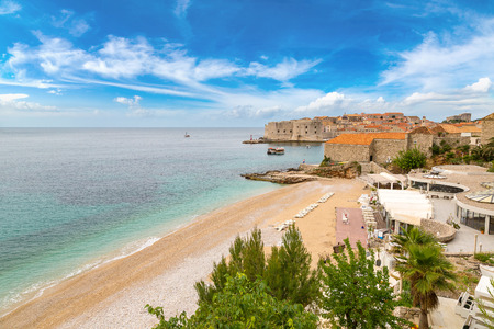 Old city Dubrovnik in a beautiful summer day, Croatiaの写真素材